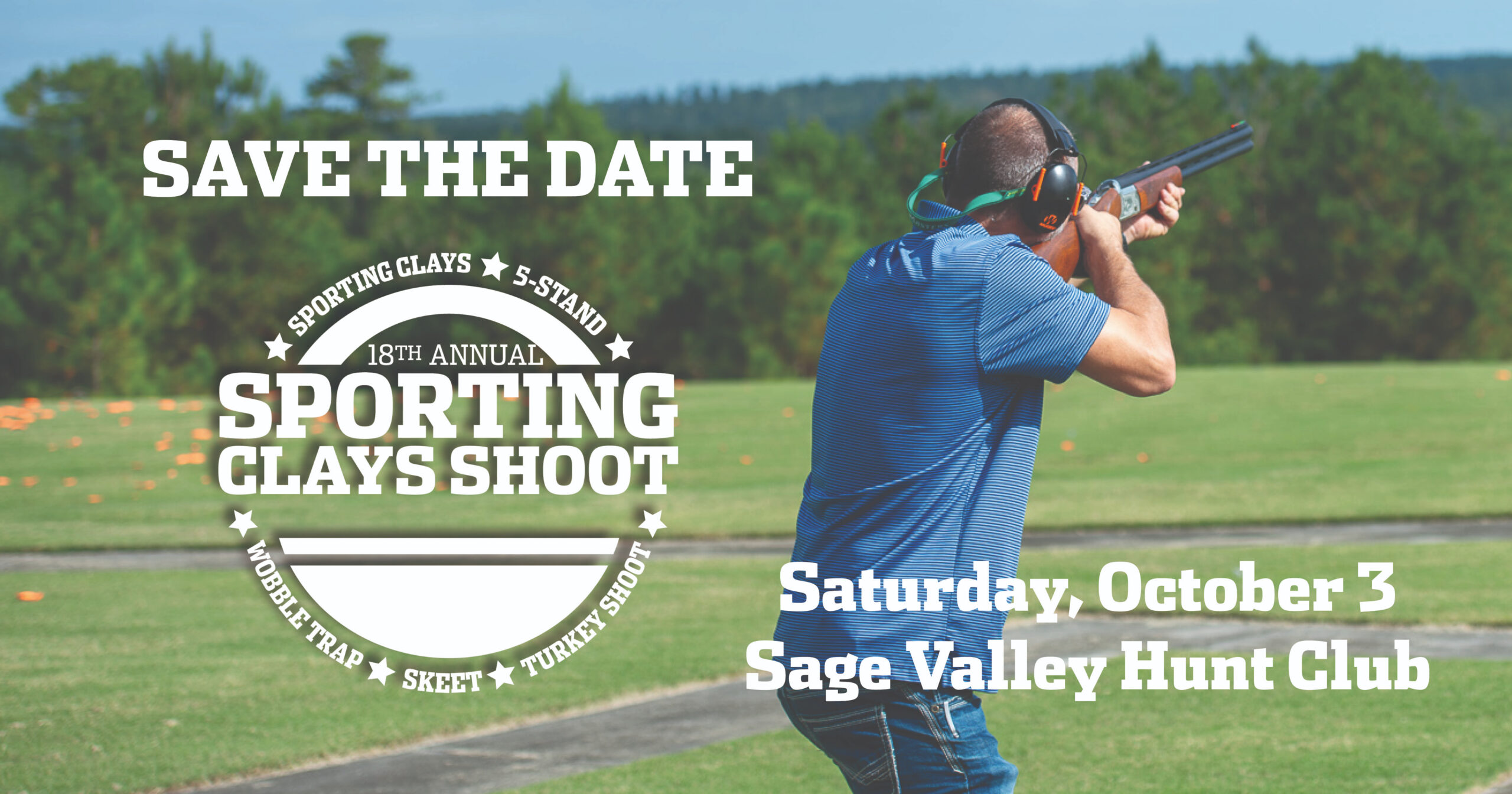 Sporting Clays Save the Date 2026